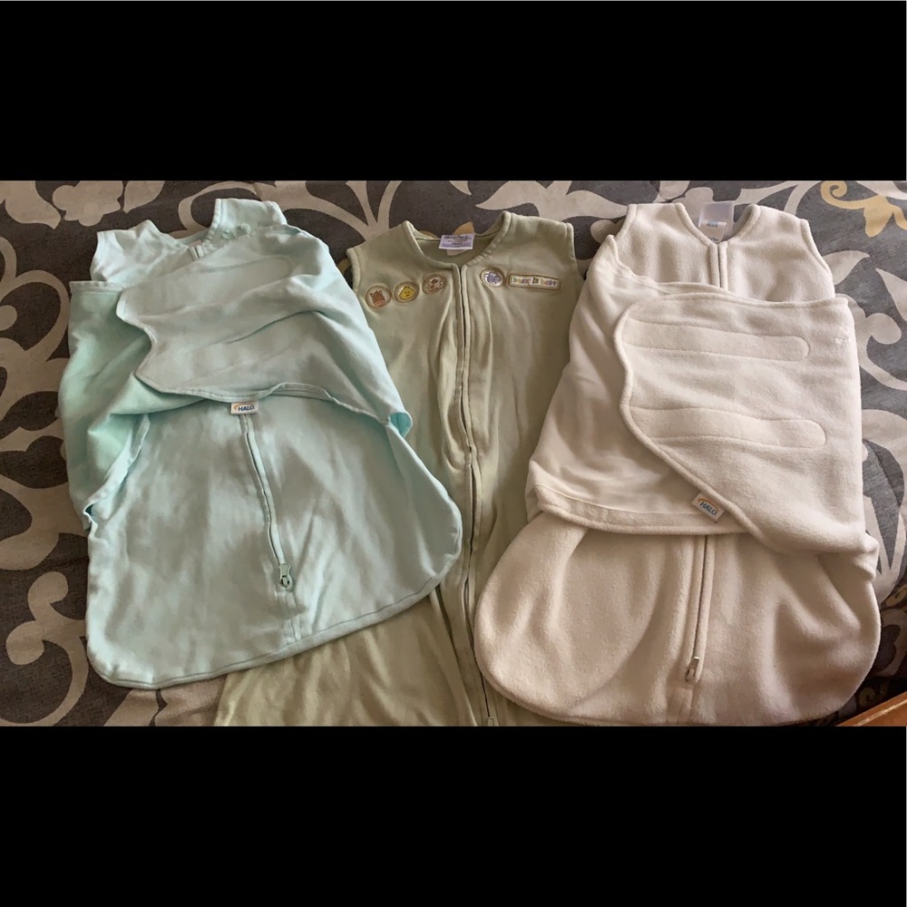 3 Halo sleep sacks